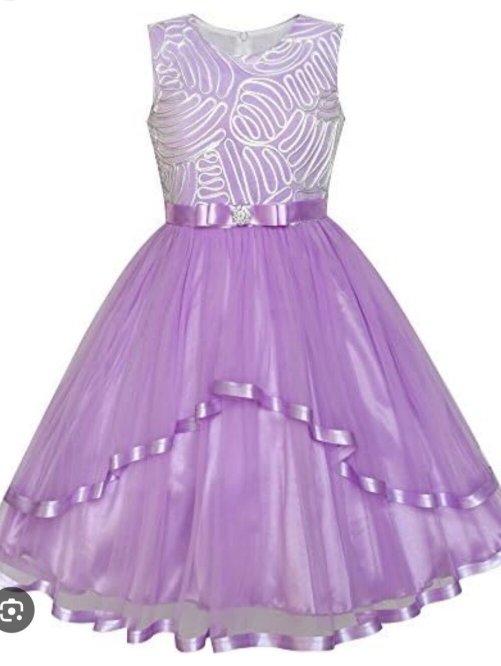 Cotton Lined For Comfort Stunning Party Dress For Lil Honey